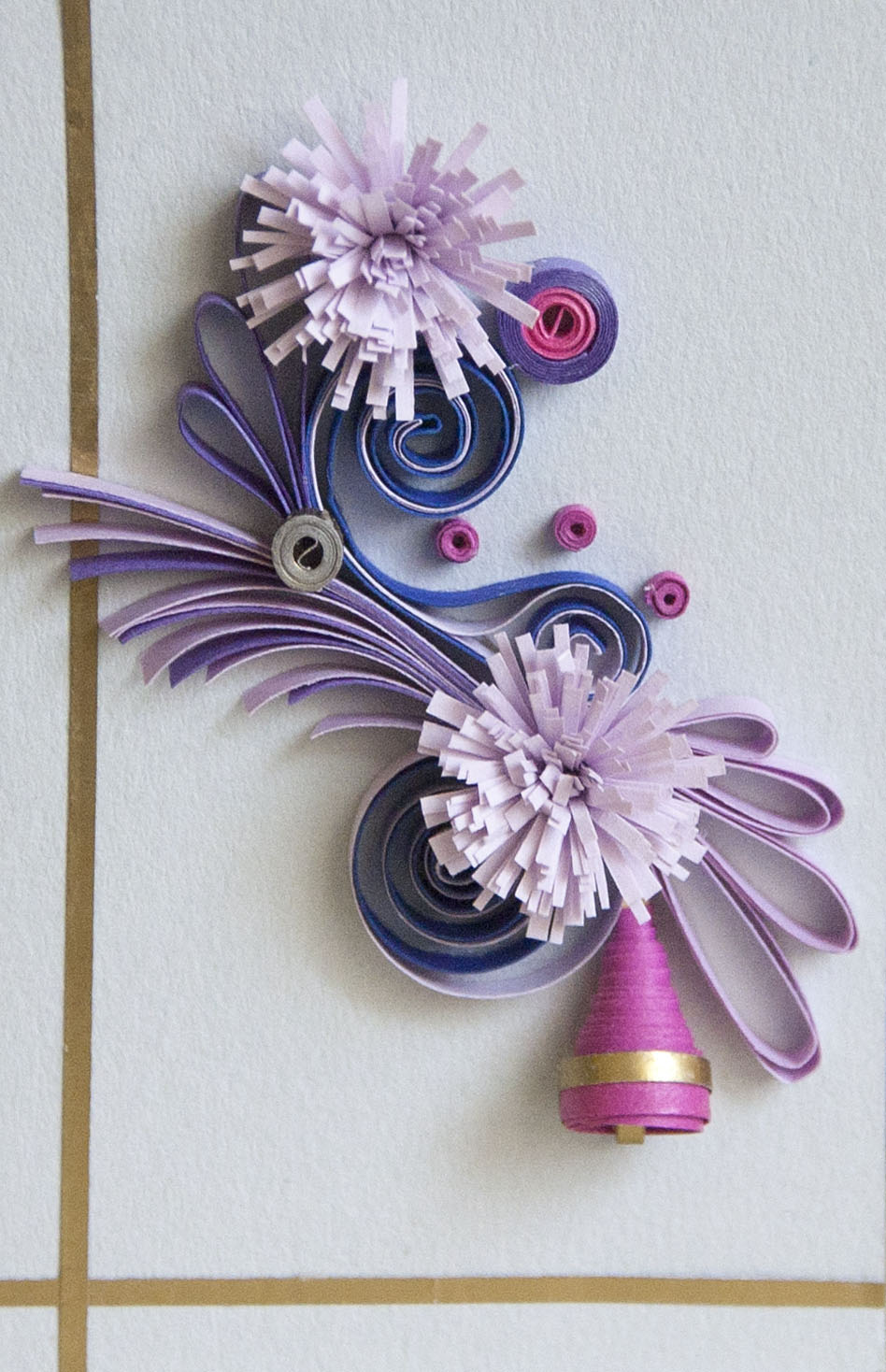 Neli Quilling Art Quilling small cards Christmas 7 ( 5cm / 7,5cm )