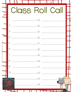 the 4th grade journey hollywood classroom pictures teacher roll call template