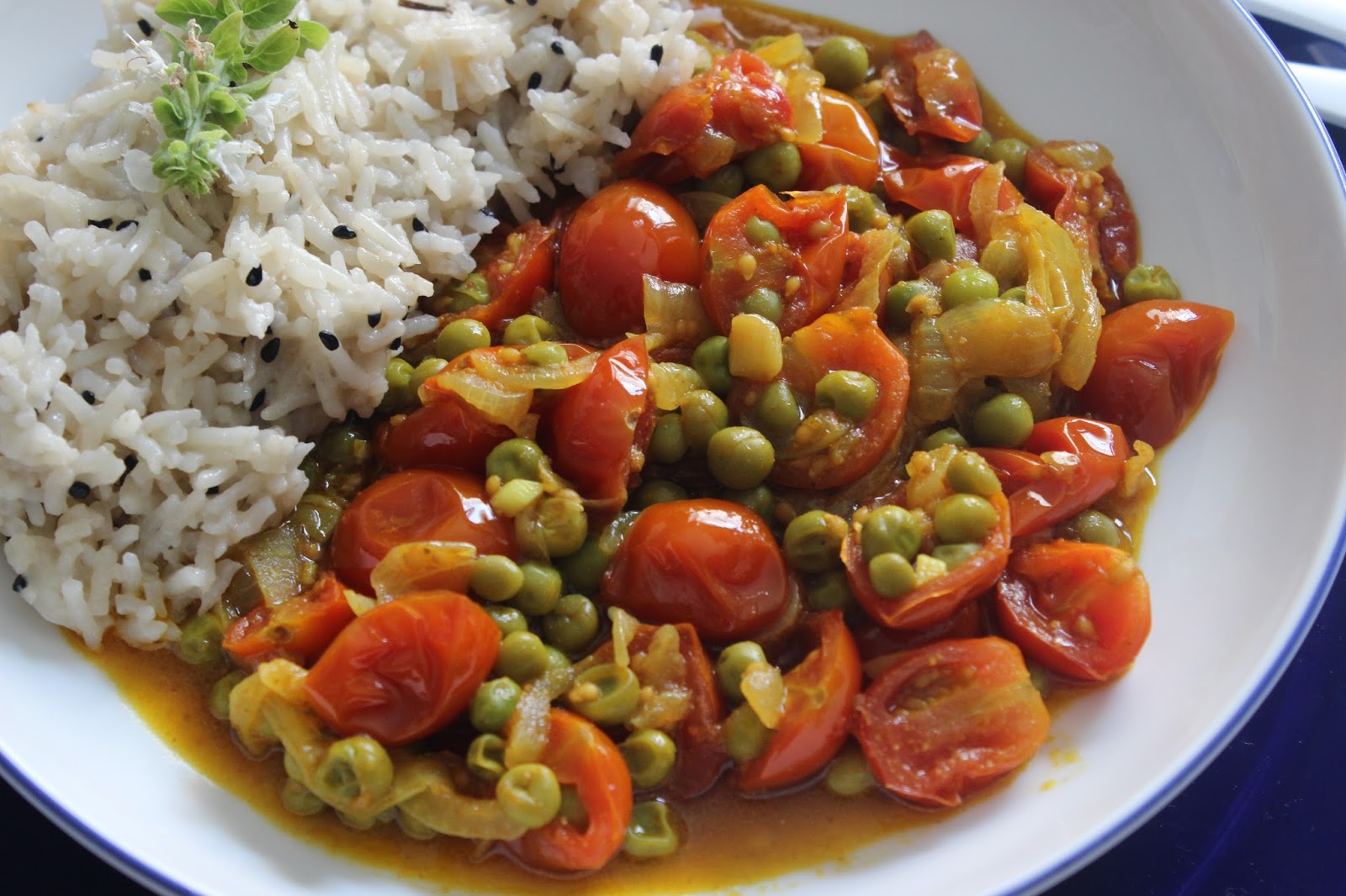 Curry de Tomates con Arroz Basmati de Coco Las Recetas de Marichu