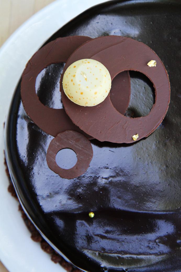 Gourmet Baking Chocolate Vanilla Coffee Entremet