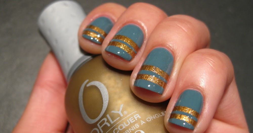 Nailside: Solid Gold Stripes