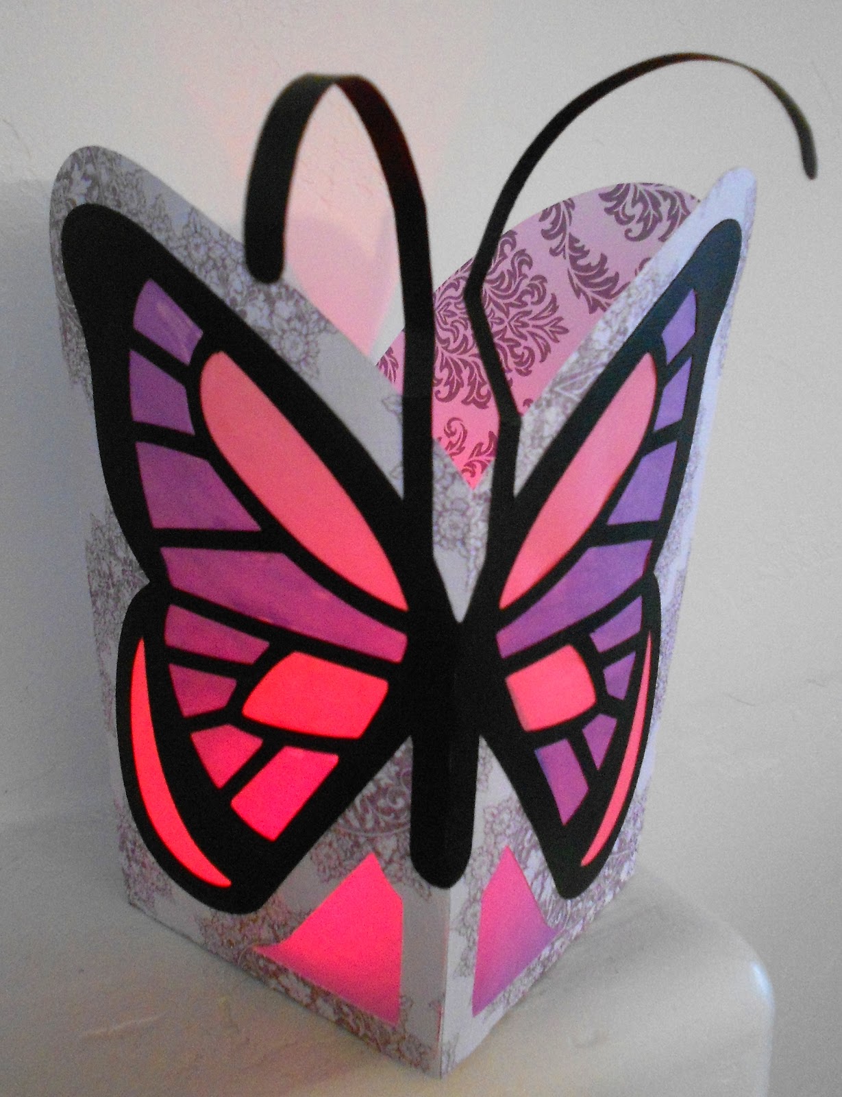 Paper Creations by Kristin Butterfly Lantern