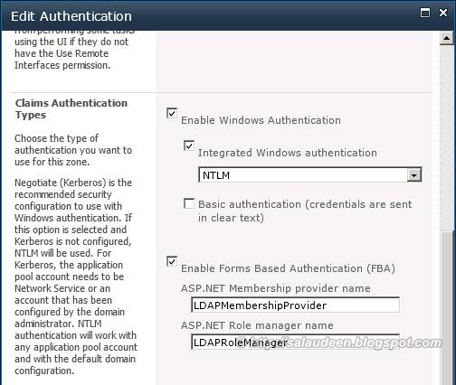 LDAP Role Provider LDAP Role Provider