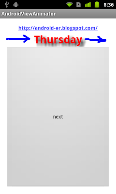Example of TextSwitcher Example of TextSwitcher
