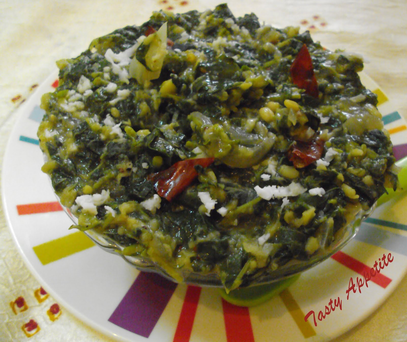 Keerai Kootu / Green Spinach Moongdal