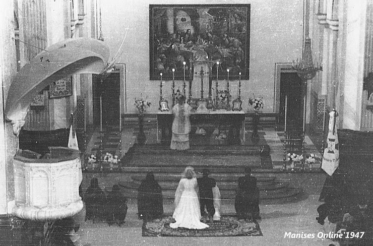 21.12.16 EL CUADRO DE LA SANTA CENA EN EL ALTAR MAYOR DE LA PARROQUIA DE SAN JUAN BAUTISTA