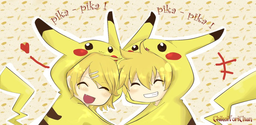 Capítulo 1: Dudas Len+y+Rin+Pikachu+(2)