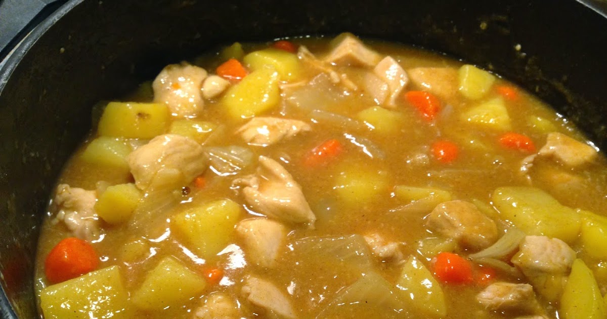 Shirley's Recipes Curry Chicken with Japanese boxed curry
