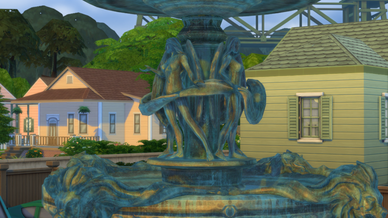 Sims 4 CC's The Best Fallout 4 Fountain by Ozyman4