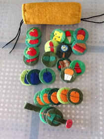 homemade very hungry caterpillar game for toddlers and preschoolers