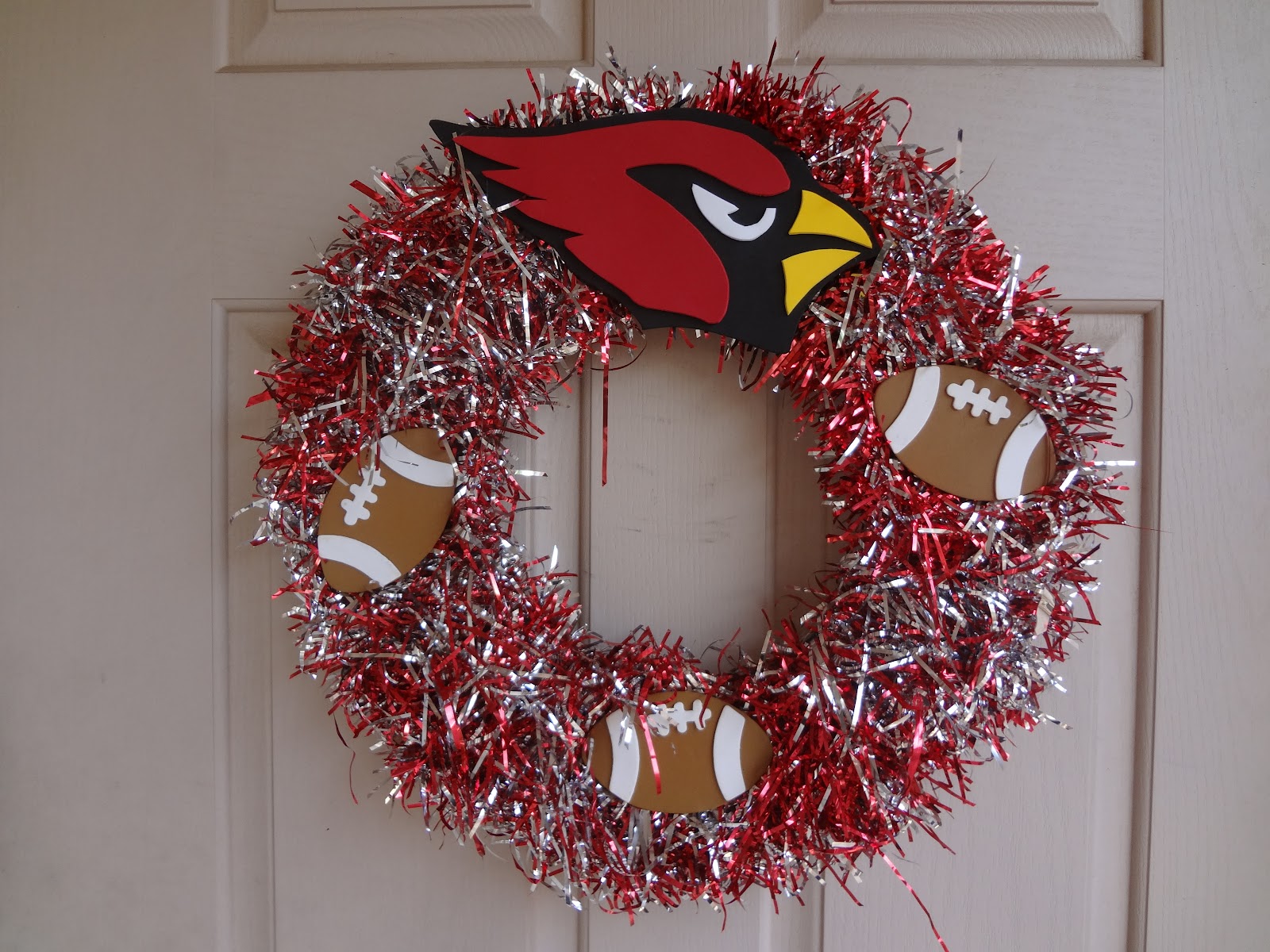The Busy Broad Football Team Wreath