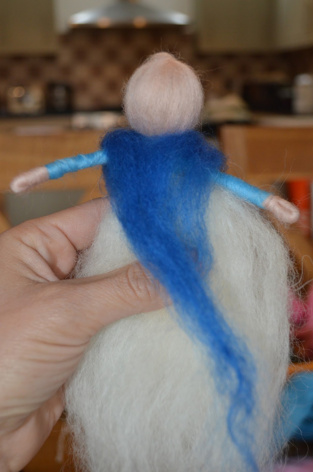 Eagle Mum Needle Felted Angel