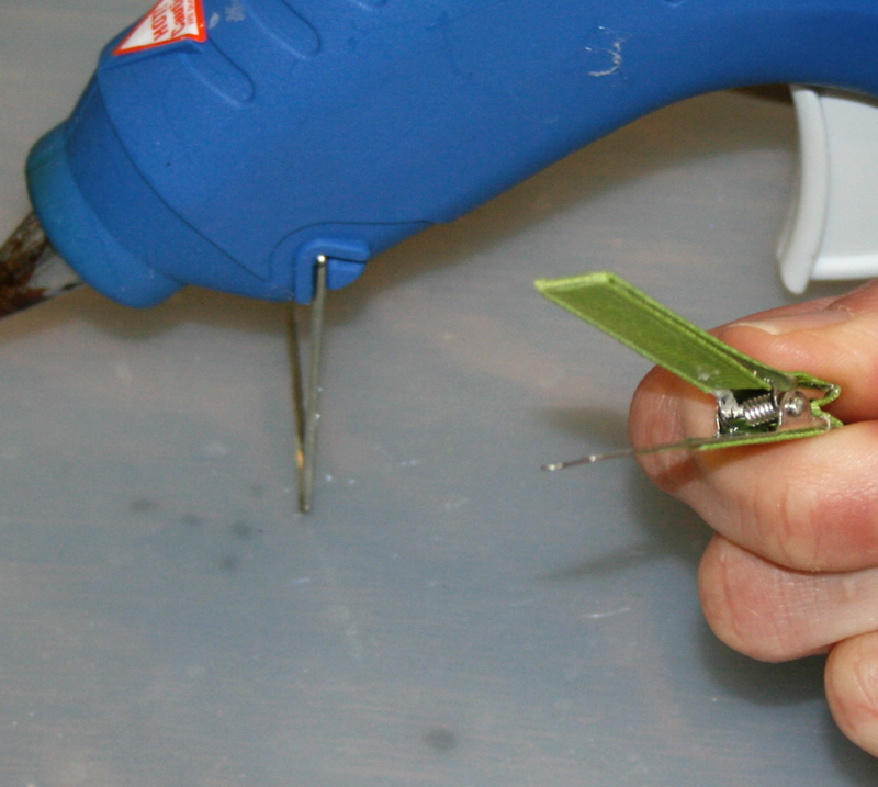 Modern Handmade Child Lined Alligator Hair Clips