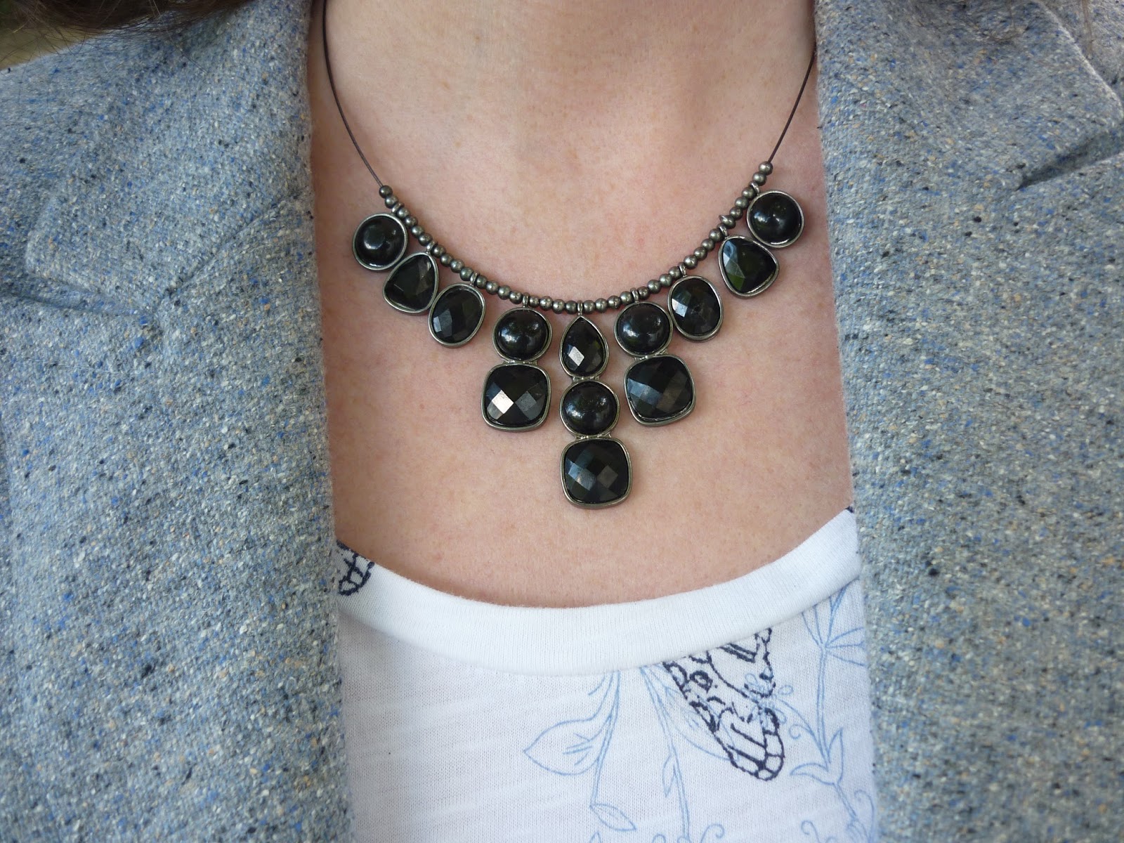 Black Necklace | Petite Silver Vixen