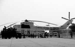 My husband and I working in DRC (in the african work horse - not the Mi-26)