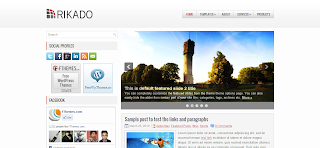 Rikado Wordpress Template is a Clean And Simple Free Premium Blogger template