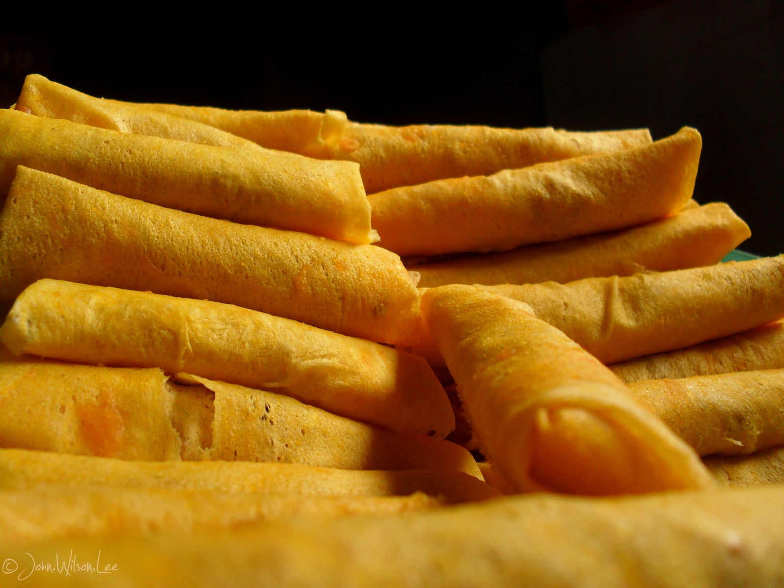 Plate of Dady Long Legs Fried Lumpia