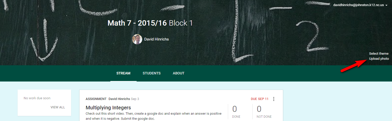 Friday Google Tidbit Use Google Classroom S Header For