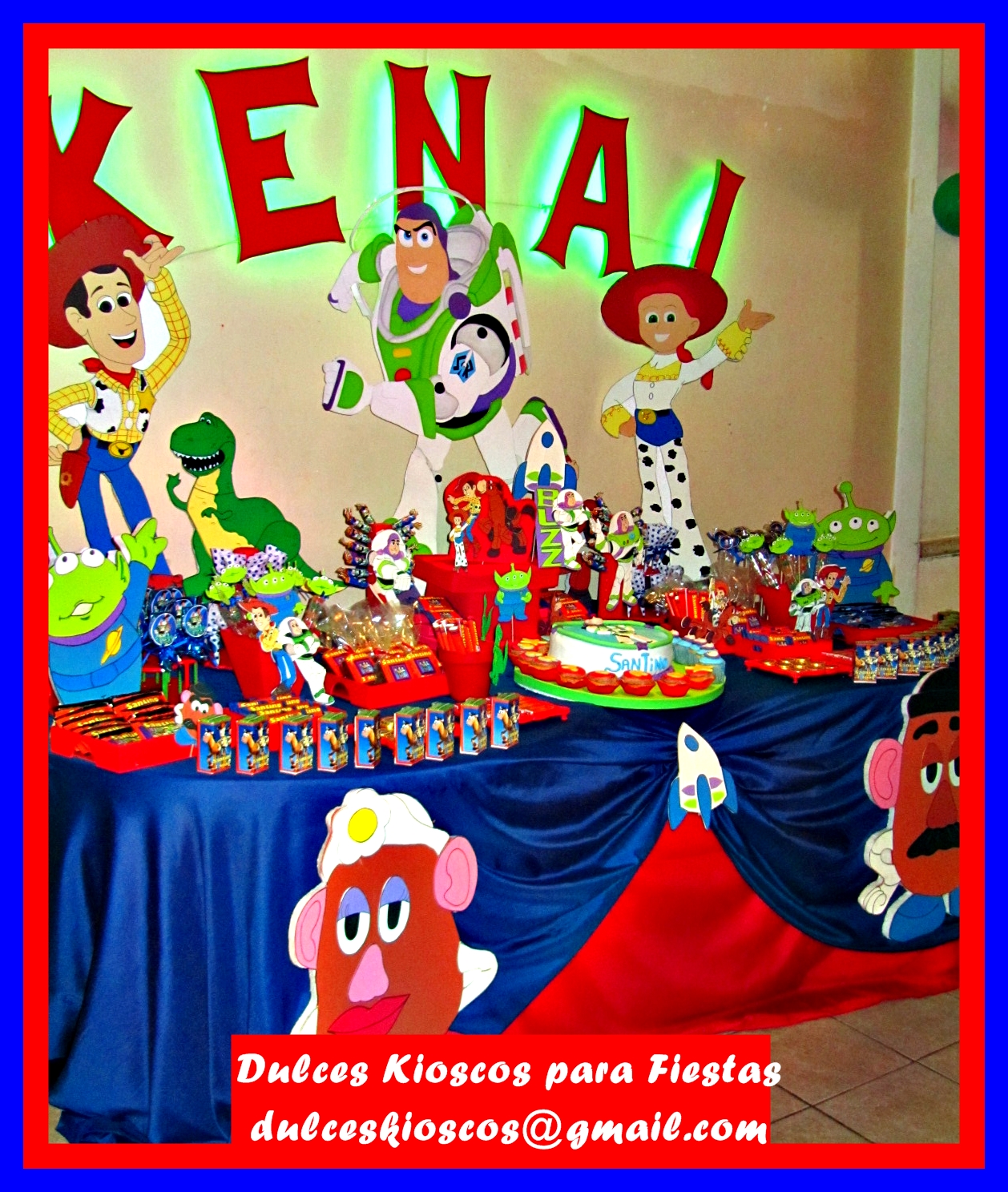 "Dulces Kioscos para Fiestas" TEMATICA TOY STORY!!