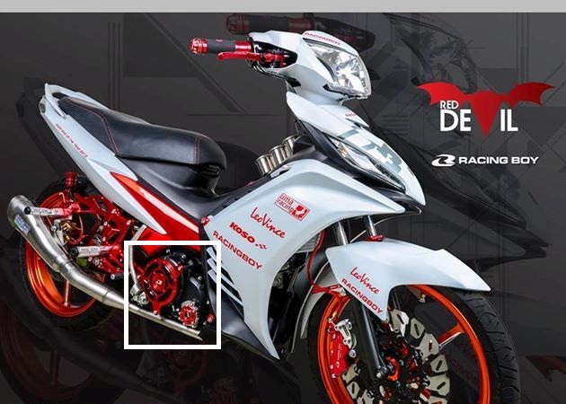 Cover+Yamaha+Lc135 RACING BOY ENGINE COVER (ALLOY) FOR YAMAHA LC135 NEW ( 5SPEED) ~ PALEX ...