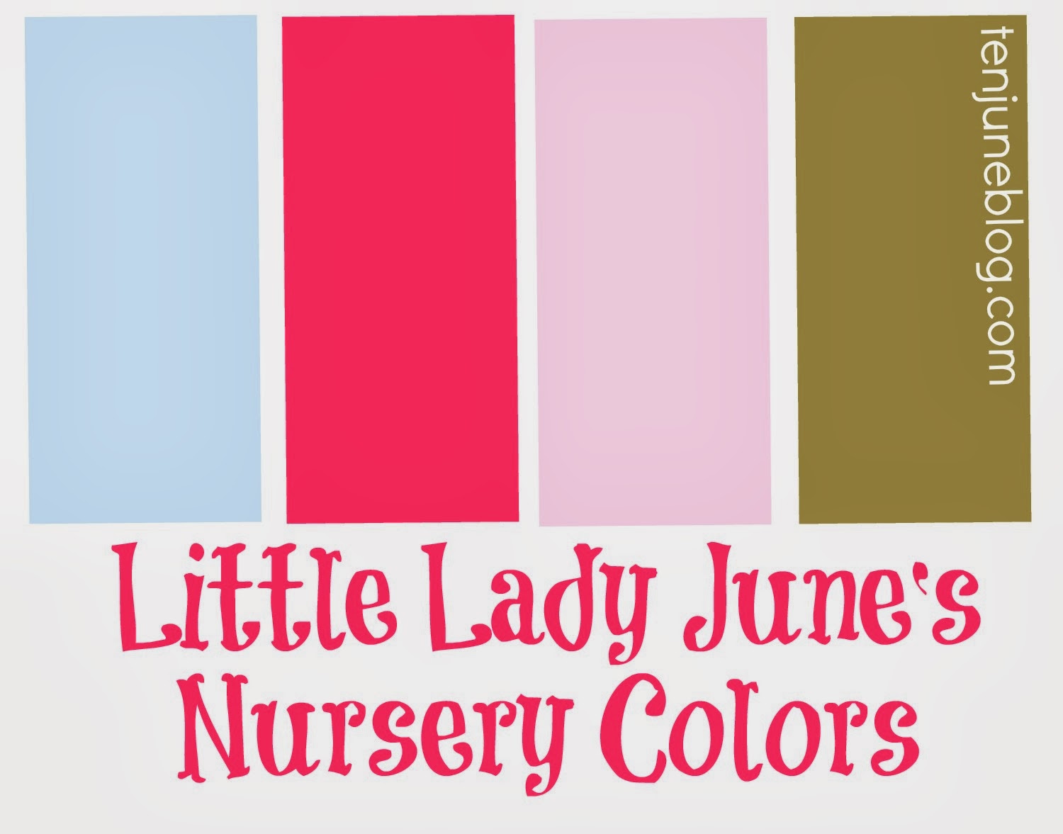 Ten June Little Lady June S Painted Nursery