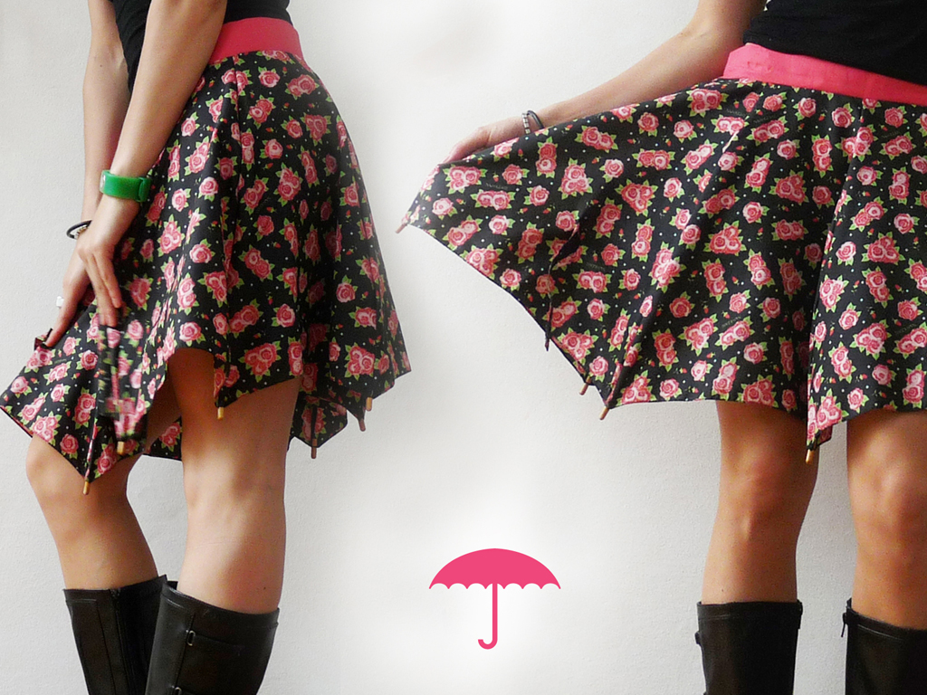 Cecilia Felli designer Umbrella Skirt