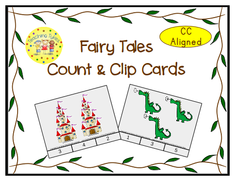 http://www.teacherspayteachers.com/Product/Fairy-Tale-Count-Clip-Cards-Common-Core-Aligned-902917