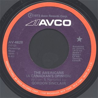 Image result for gordon sinclair 1973