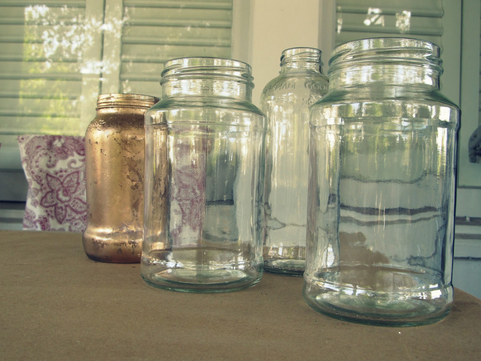 WobiSobi Gold Mercury Glass DIY