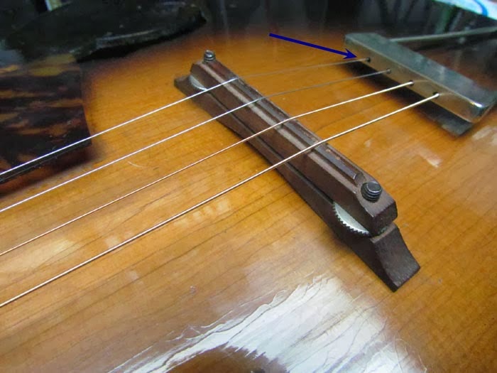 ca. 1935 Nobility Archtop Tenor Guitar Crawls Backward (When Alarmed)
