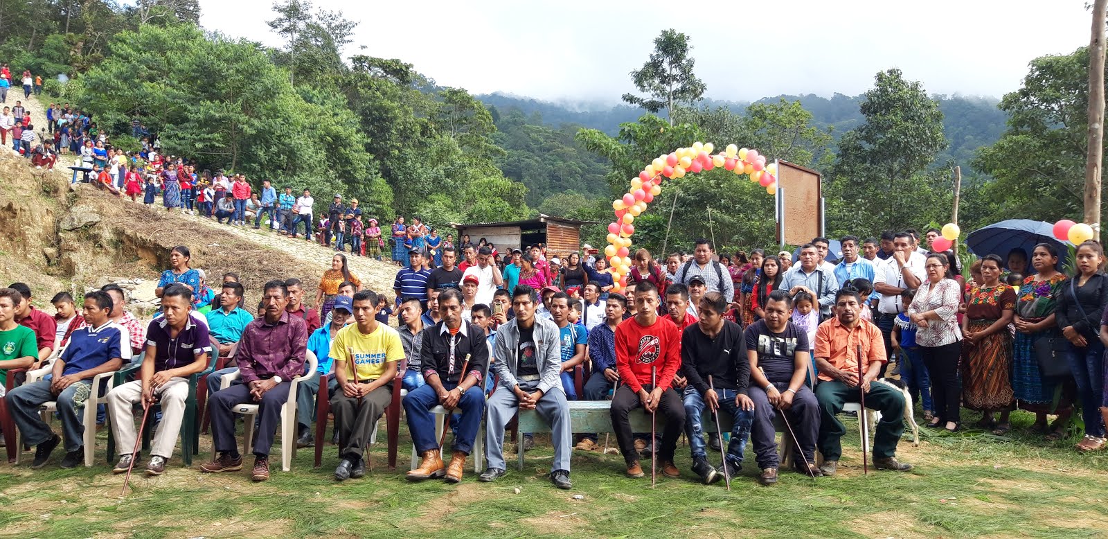 PARTICIPACIÓN DE LOS LIDERES DE LAS COMUNIDADES EN LA INAUGURACIÓN DE LA CASA MATERNA