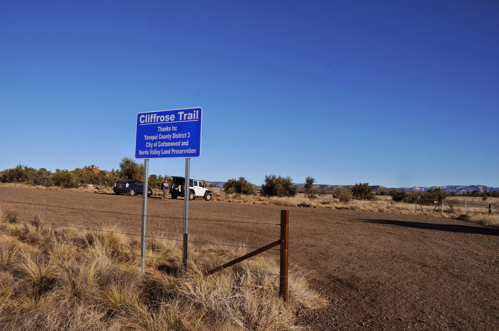 Arizona Hiking CLIFFROSE TRAILHEAD