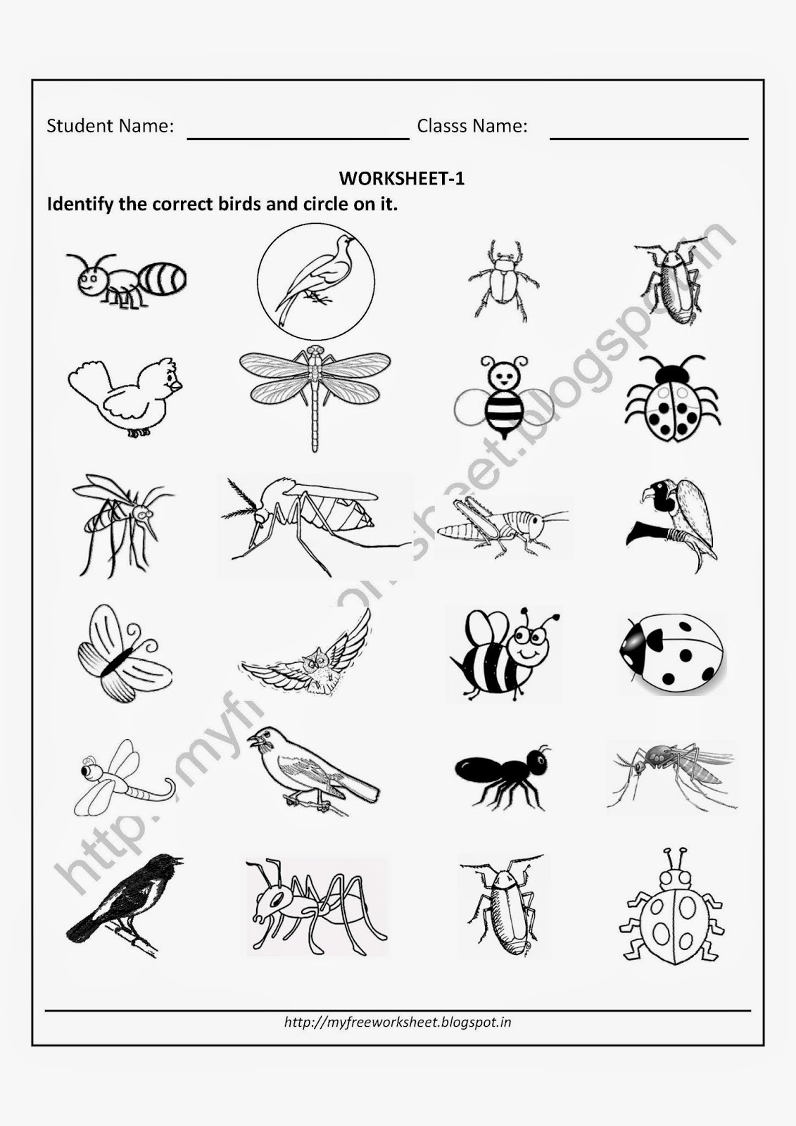 Just click it and downlaod Free Printable worksheets for Nursery