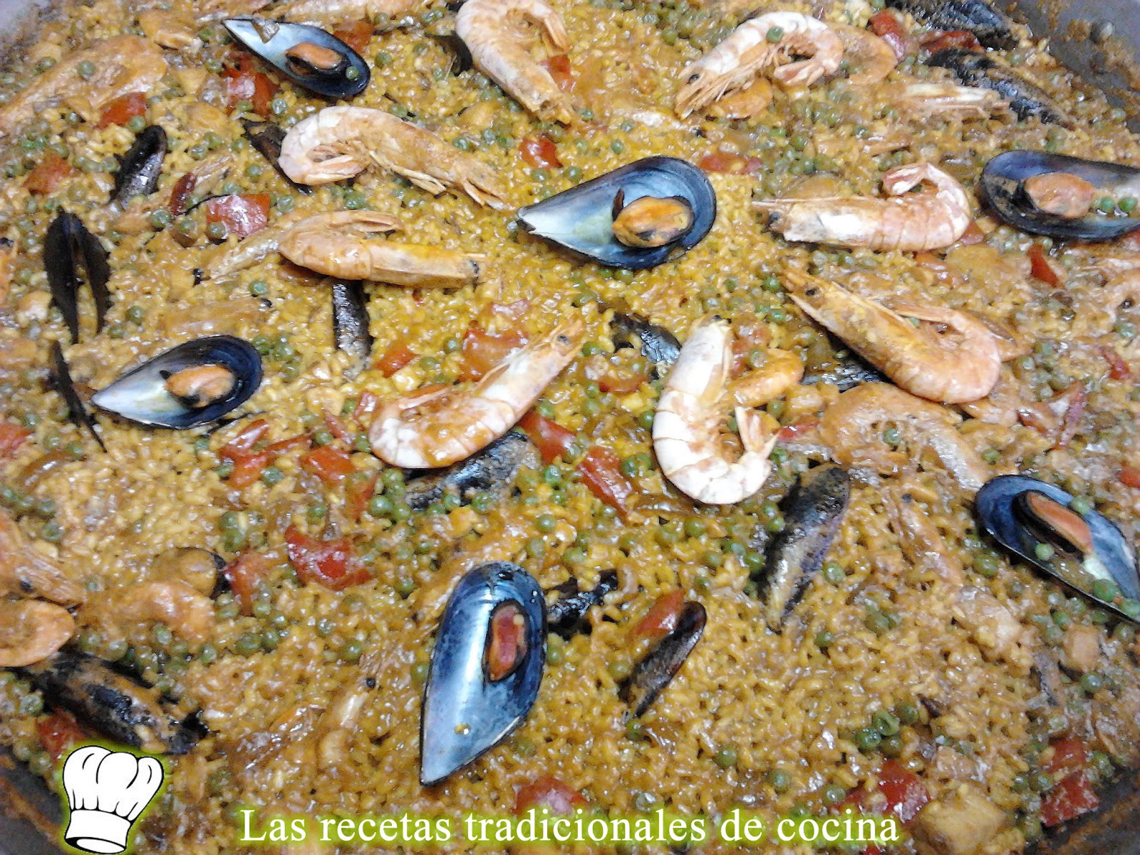 Receta de Paella de Marisco Recetas de cocina con sabor tradicional