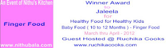 Winner of  Finger food for Babies (10 to 12 Months)