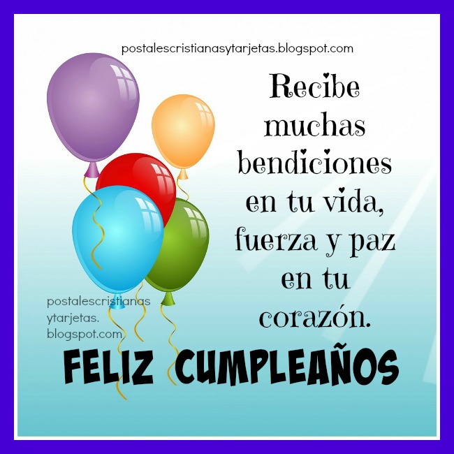 Tarjeta de cumpleaños. bonito mensaje cristiano para ti Tarjeta de Cumpleaños. Bonito Mensaje Cristiano para ti | Postales