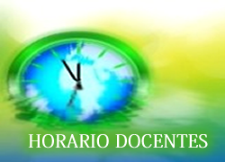 Horario docentes 2014