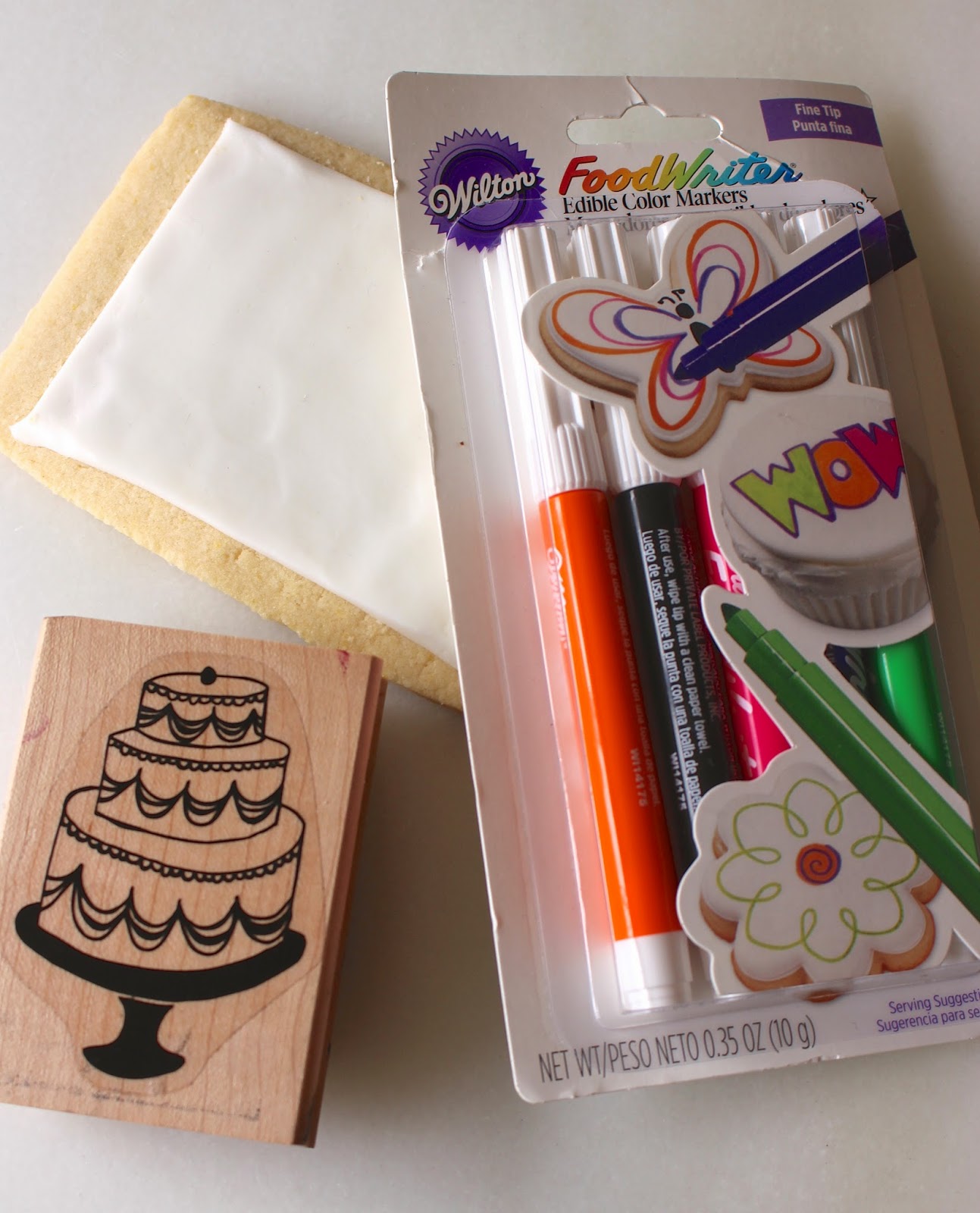 Rooted In Thyme Stamped Edible Cookies and Update On Our Garden Artichokes