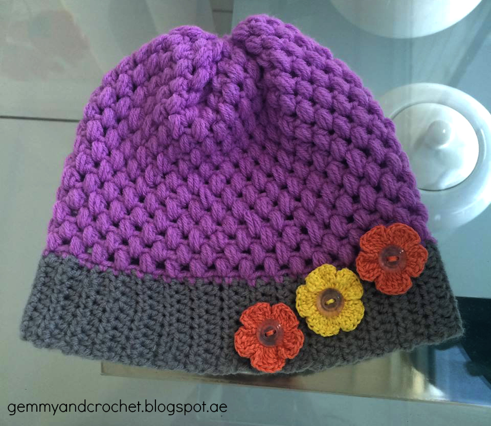 Puff stitch for beanie, baby beanie crochet, crochet hat, puff stitch ...