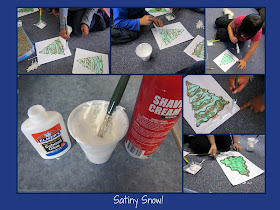 photo of: DIY Satiny Snow Craft Material at PreK+K Sharing 