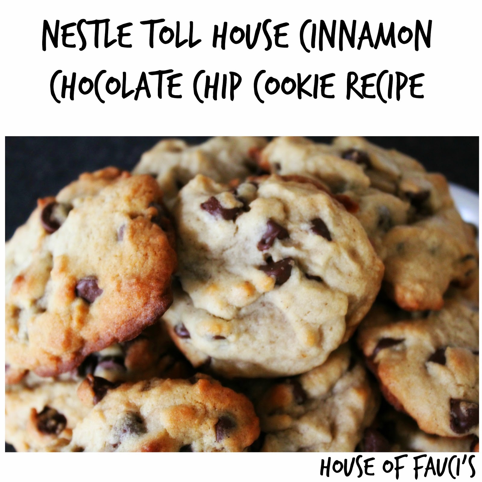 House of Fauci's Nestle Toll House Cinnamon Chocolate Chip Cookie Recipe