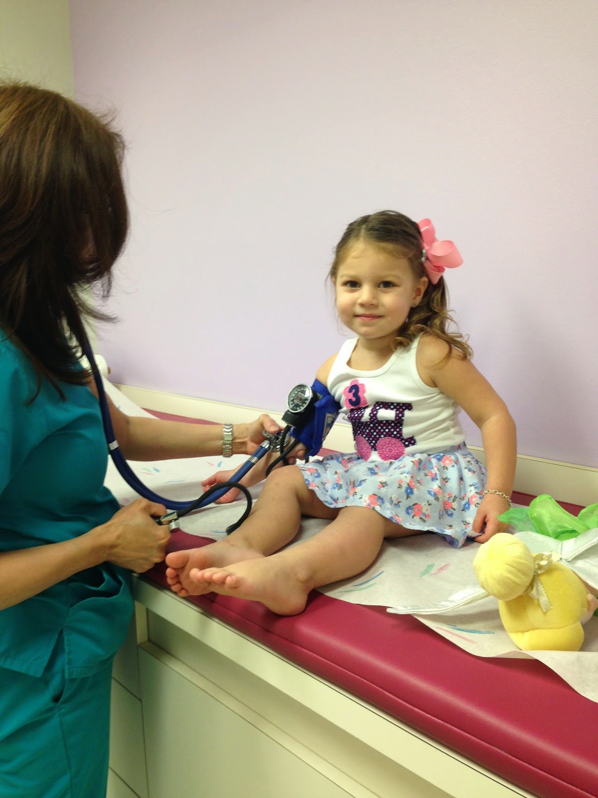 These Dean Days Three Year Check Up/Sick Days