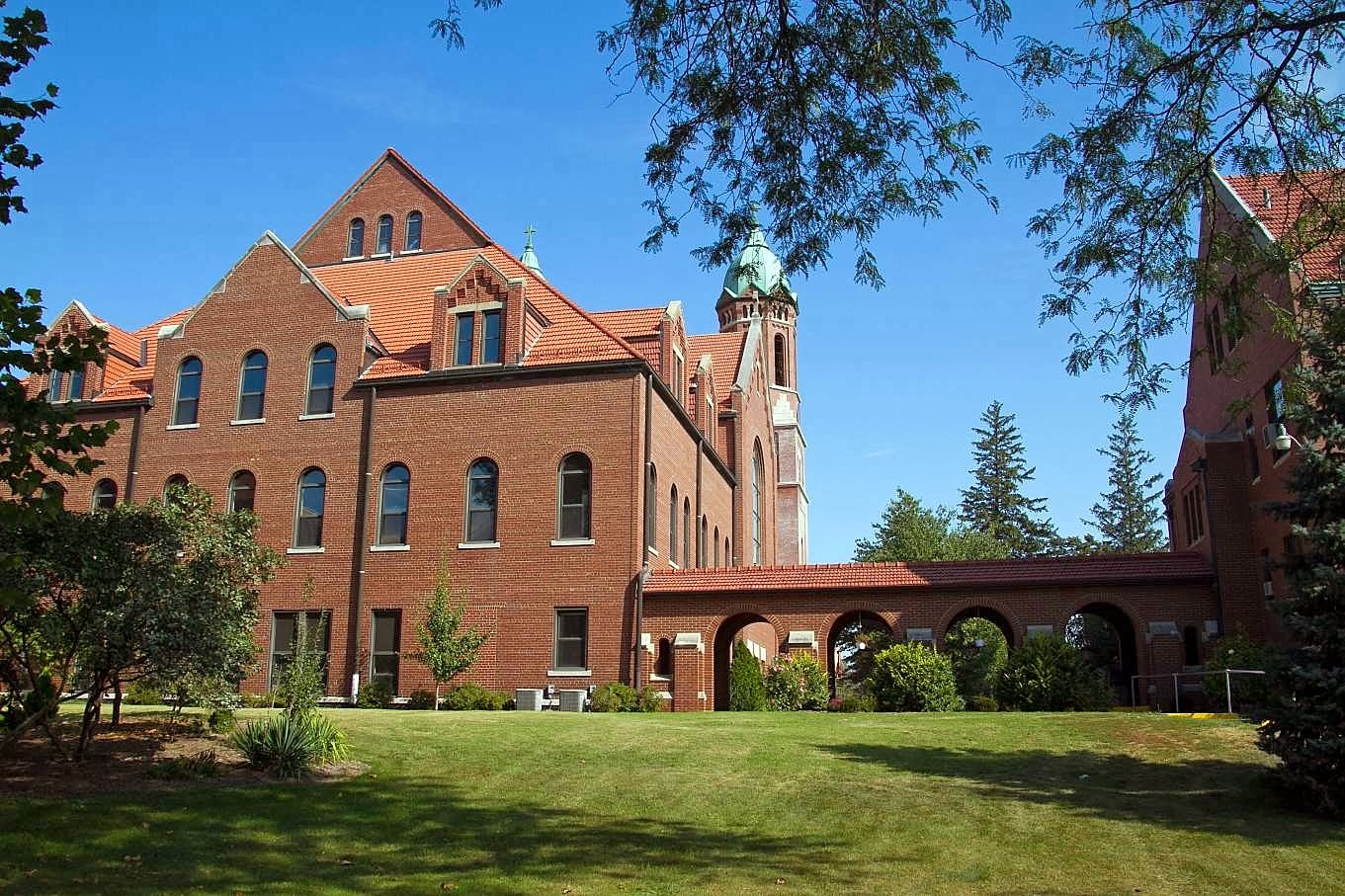 Photo Potpourri Game DayRomanesquestyle chapel the centerpiece of St