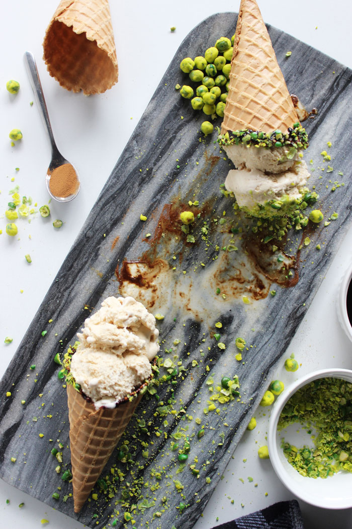 Ice Cream Bar Latte Wasabi Pea Crunch Ice Cream Cones Poppytalk