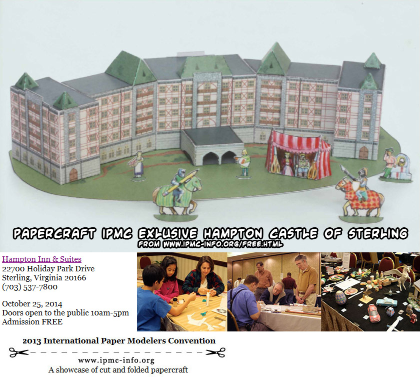 Ninjatoes' papercraft weblog International Paper Modelers Convention