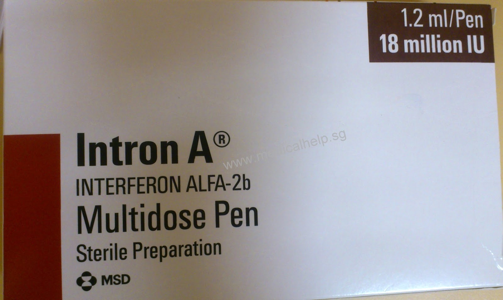 Medical Help: Intron A Medical Help: Intron A