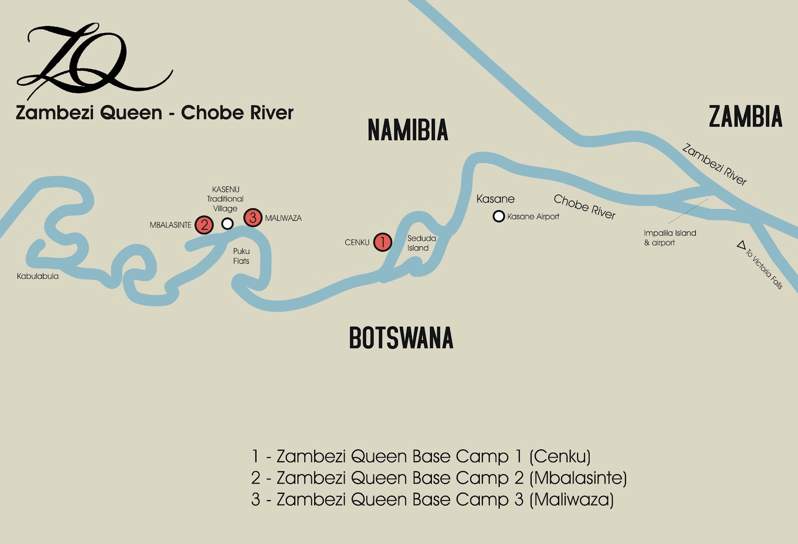 Handeyi Africa Adventures Zambezi Queen Chobe Botswana