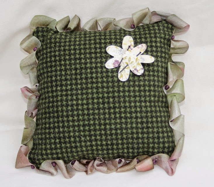 Shepherd's Bush. Shepherd's Fold. Goodness and Grace Pin Cushion.