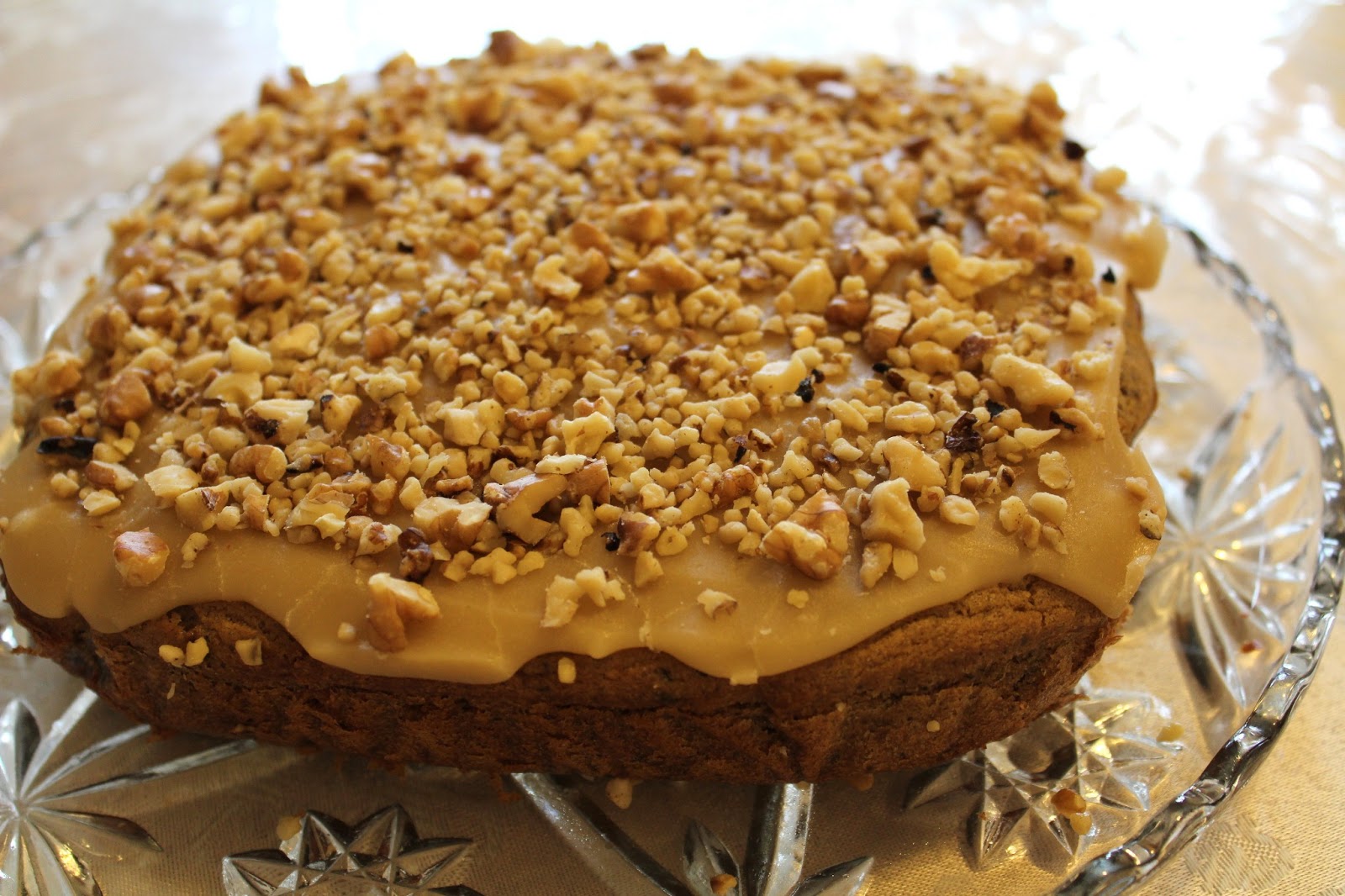 Blog as you Bake Sticky Toffee Pudding Date Cake