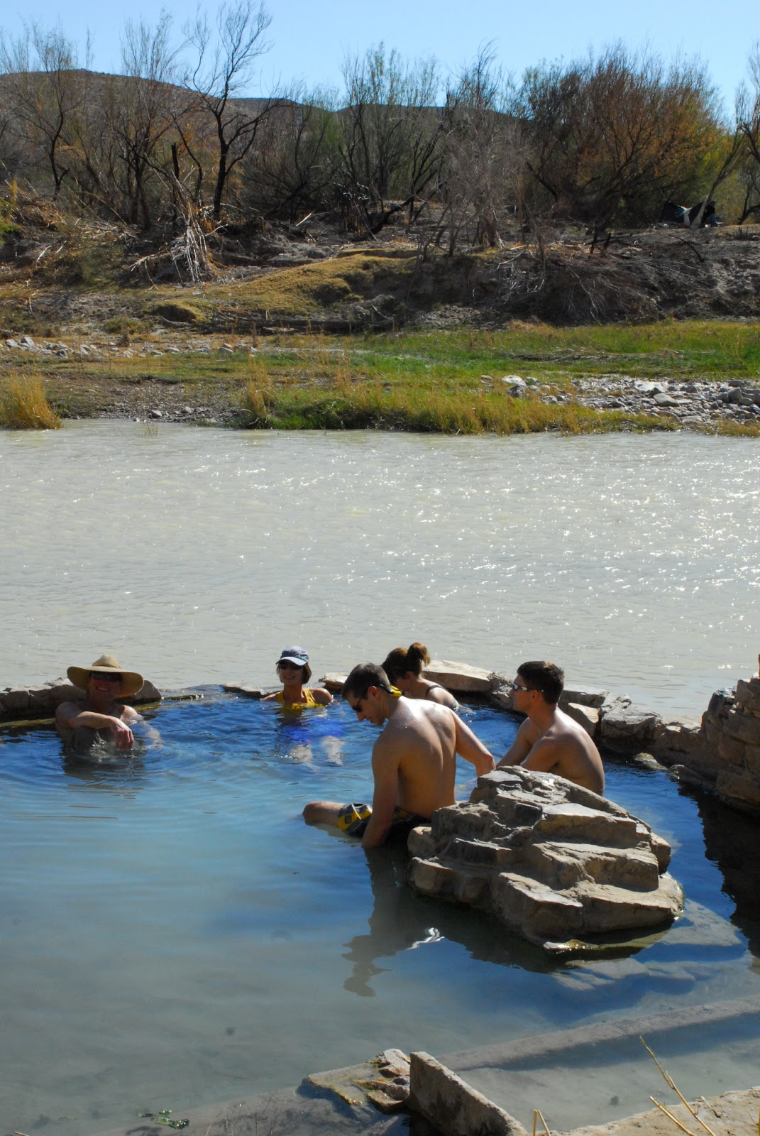 Texas Mountain Trail Daily Photo Hot Springs in Big Bend National Park